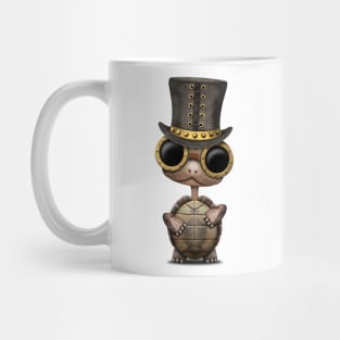 Cute Steampunk Baby Turtle Mug